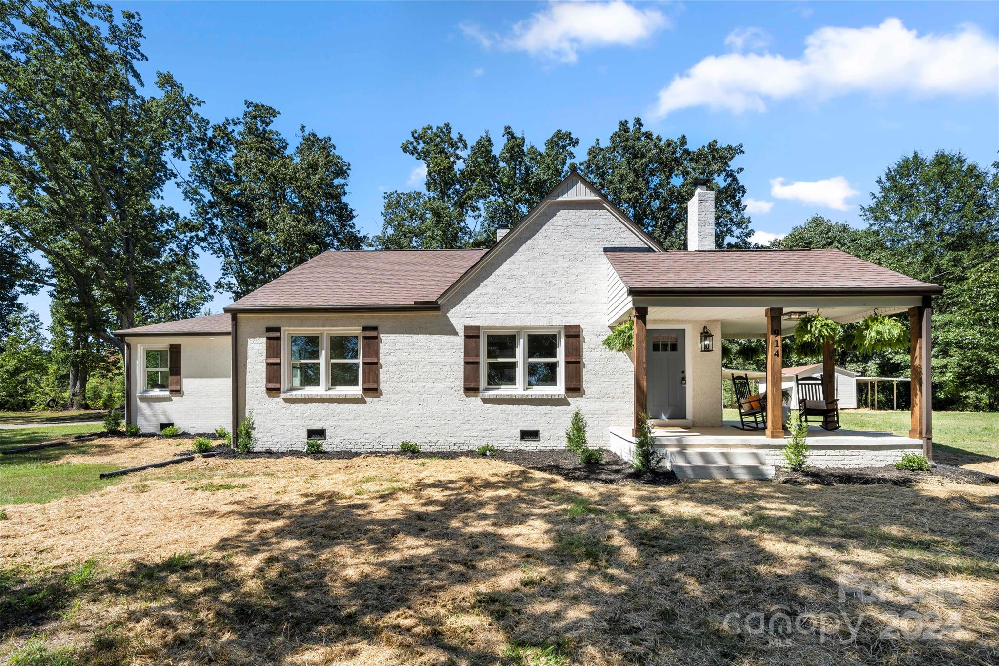 914 Margrace Road Kings Mountain, NC 28086 - Photo 32 of 36 a front view of a house with a yard