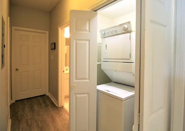 a view of washer and dryer