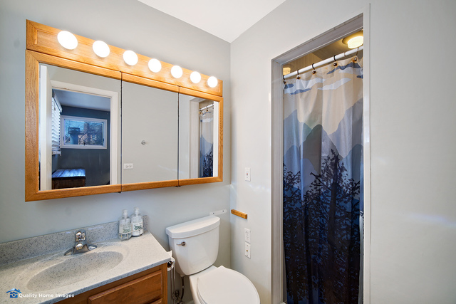 2007 Driving Park Road Wheaton, IL 60187 - Photo 17 of 29 a bathroom with a sink and mirror with toilet