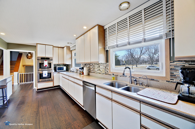 2007 Driving Park Road Wheaton, IL 60187 - Photo 7 of 29 a kitchen with stainless steel appliances cabinets a large window and a sink