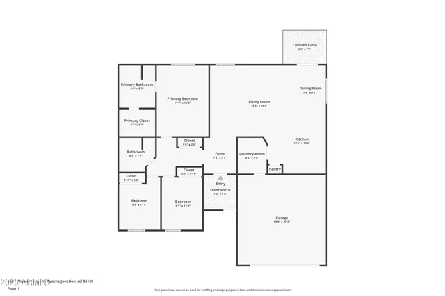 $339,900 | 642 South Thunderbird Drive, Apache Junction, AZ 85120