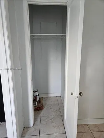 a view of a closet