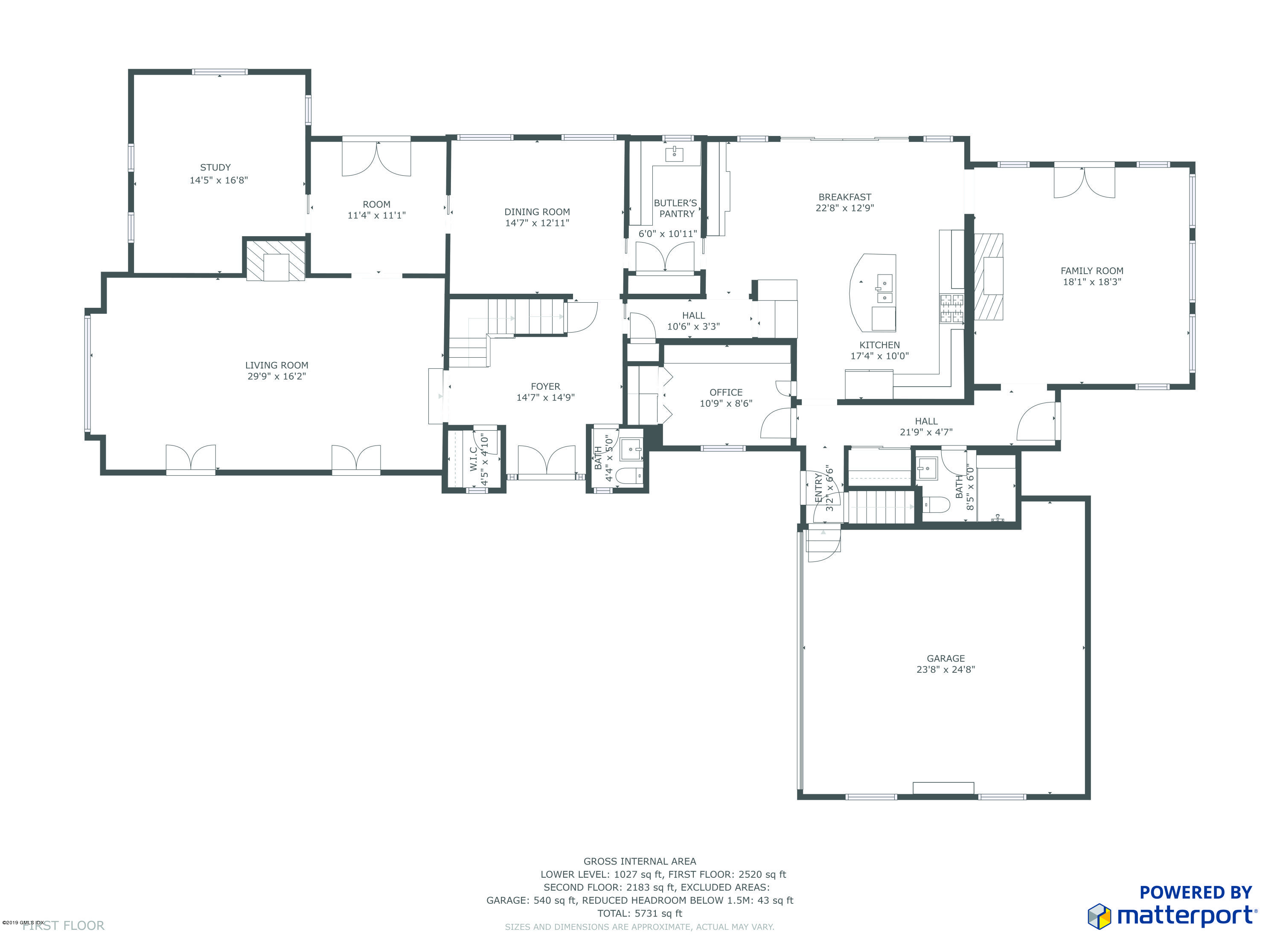 95 Perkins Road Greenwich, CT 06830 - Photo 28 of 30 a picture of a floor plan