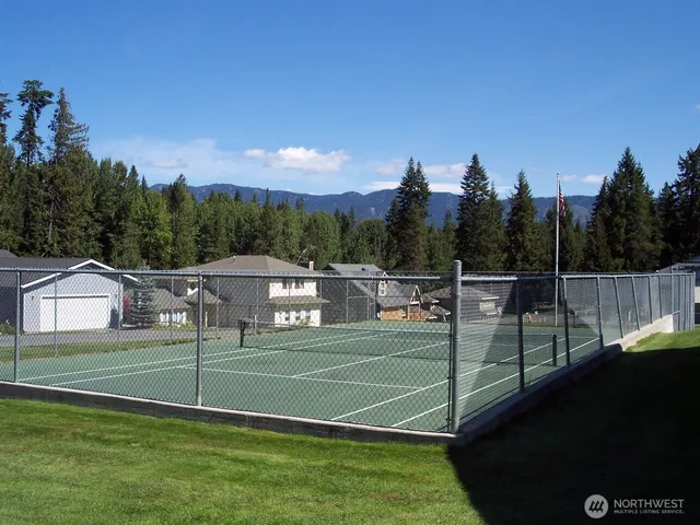 a view of a basketball court