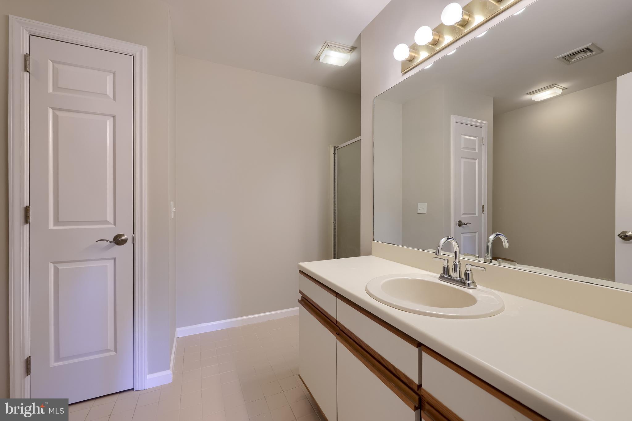 33 Black Oak Drive Lancaster, PA 17602 - Photo 29 of 46 a bathroom with a sink a light fixture and a mirror