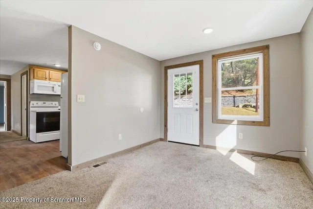 a view of livingroom with hardwood