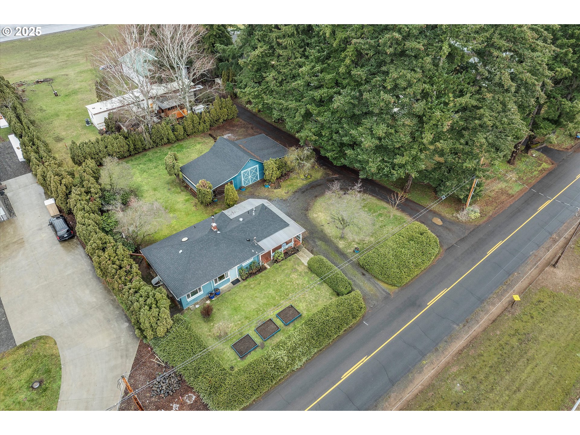 1684 Orchard Road Hood River, OR 97031 - Photo 3 of 47 an aerial view of a house