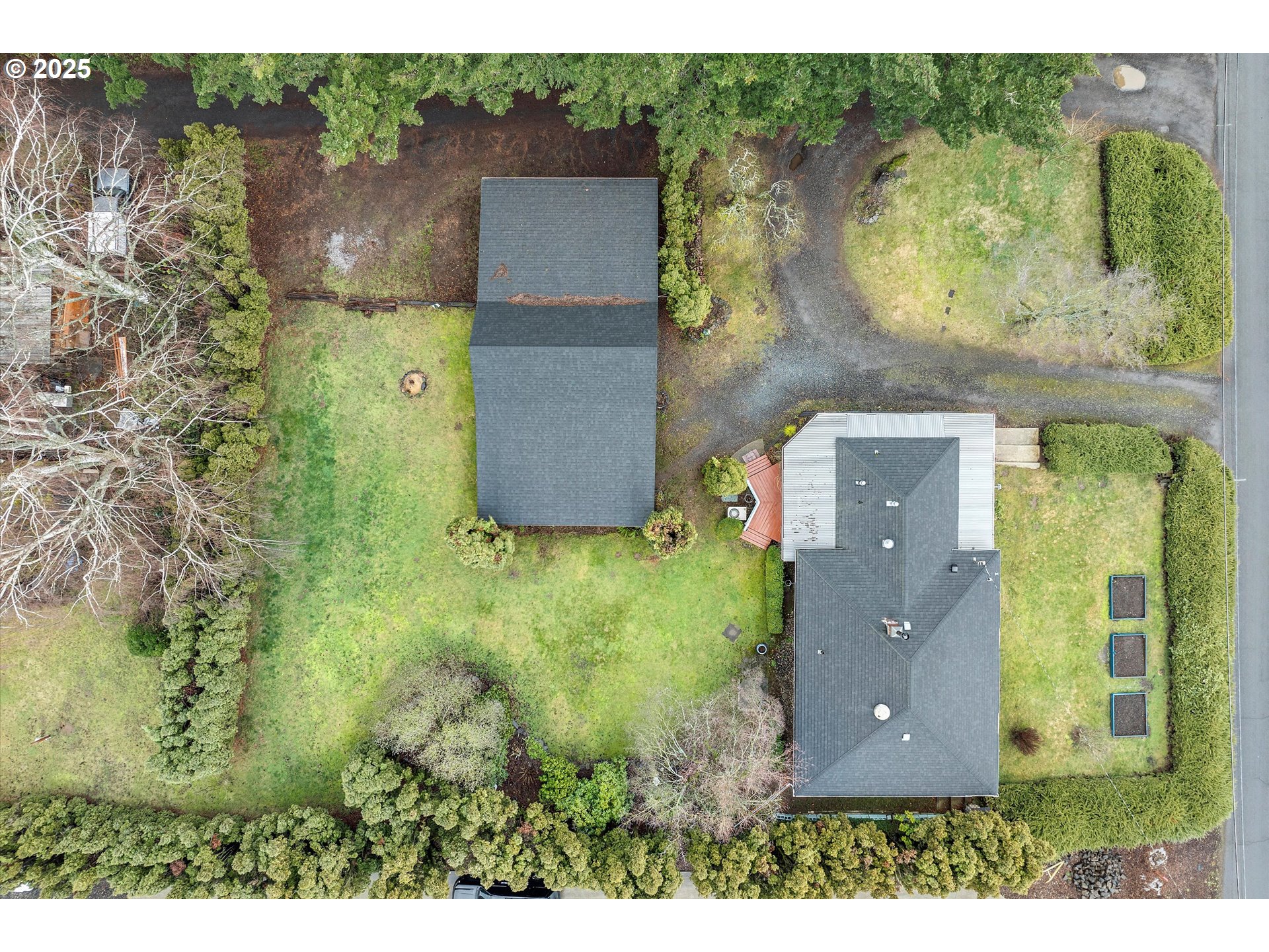 1684 Orchard Road Hood River, OR 97031 - Photo 32 of 47 an aerial view of a house with a yard