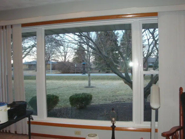 a view of a porch