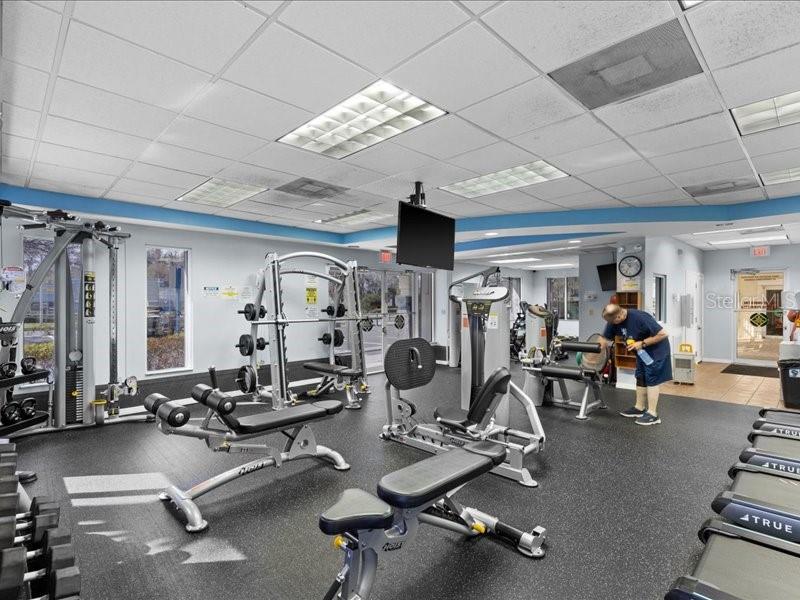 29924 Playa Del Rey Lane Wesley Chapel, FL 33543 - Photo 30 of 31 a view of a room with gym equipment