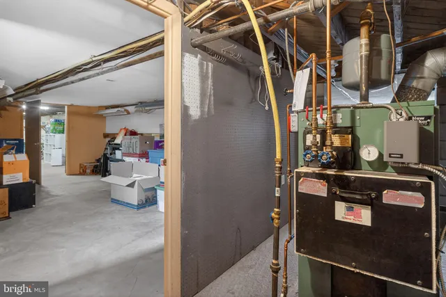 a view of a room with rack on the wall