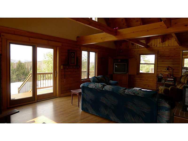 200 Warren Hill Road Jay, ME 04239 - Photo 7 of 35 Living Room. The wood makes it...