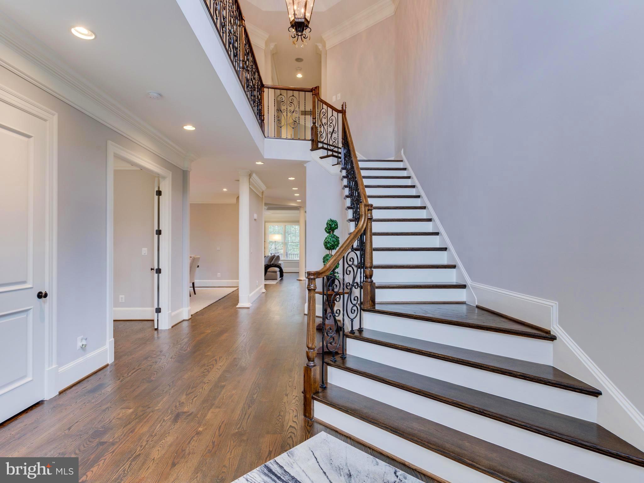 6906 Chelsea Road McLean, VA 22101 - Photo 2 of 25 a view of entryway and hall with wooden floor
