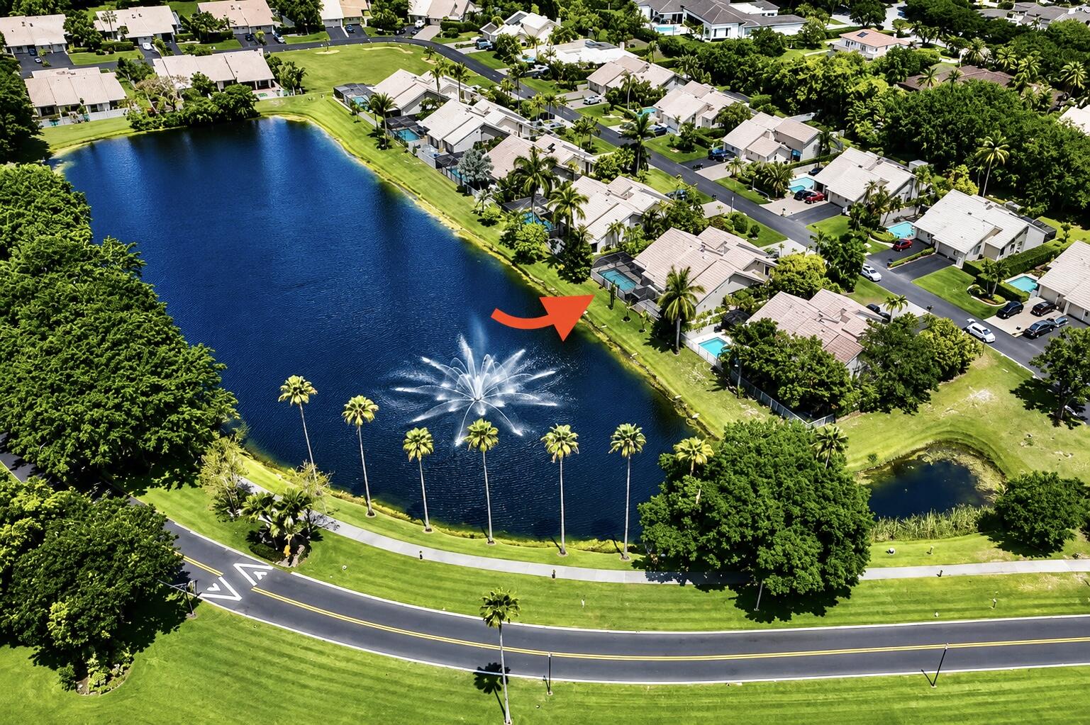 9708 Erica Court Boca Raton, FL 33496 - Photo 46 of 54 an aerial view of a house with yard swimming pool and outdoor seating