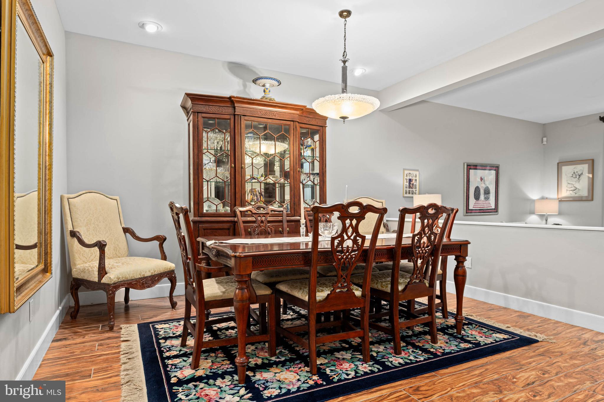 24 Greythorne Woods Circle Wayne, PA 19087 - Photo 11 of 29 a view of a dining room with furniture window and wooden floor