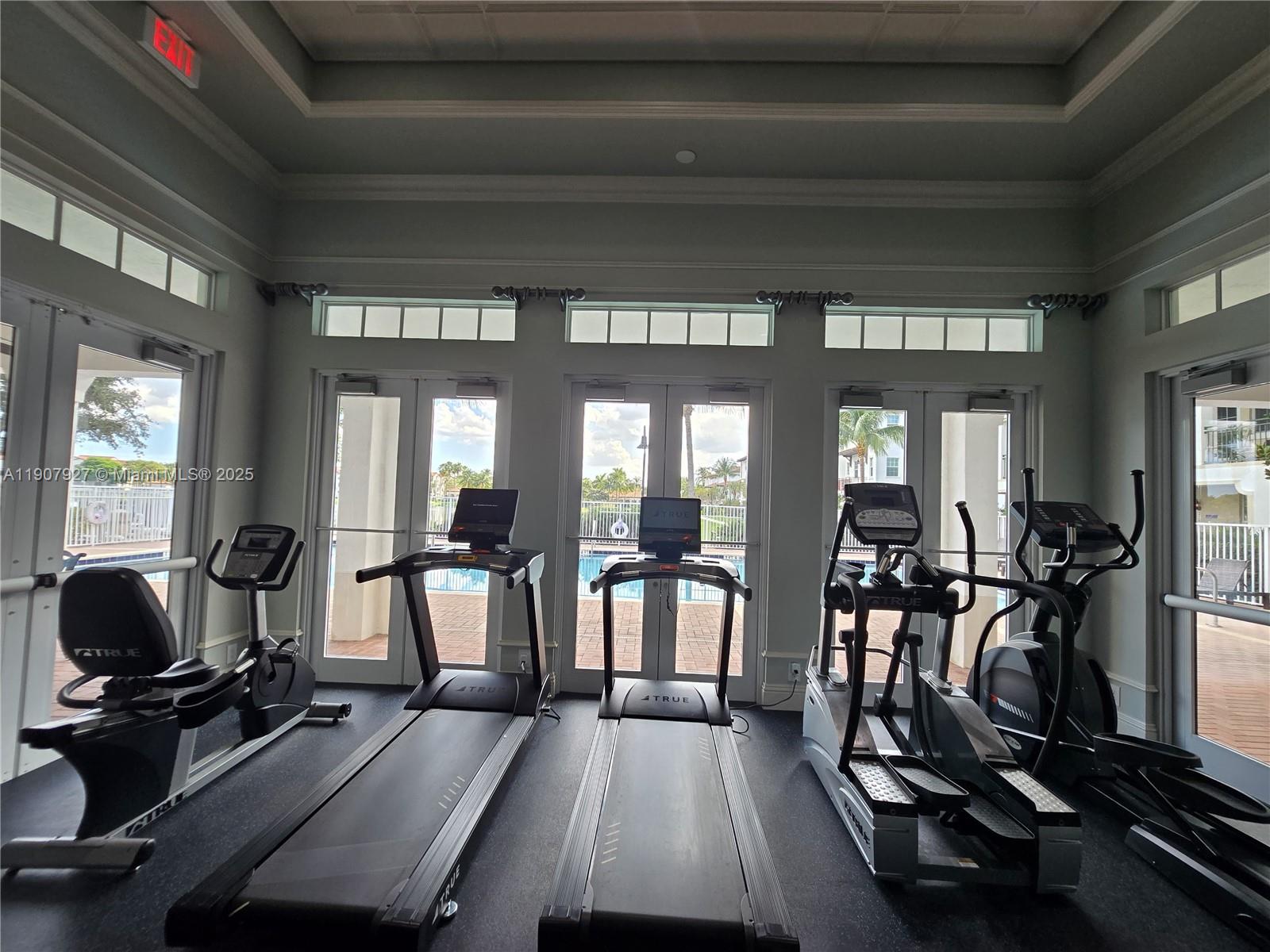 11938 Southwest 26th Court Miramar, FL 33025 - Photo 59 of 61 a view of a room with gym equipment