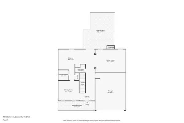 $2,100 | 719 Ellie Nat Drive, Clarksville, TN 37040