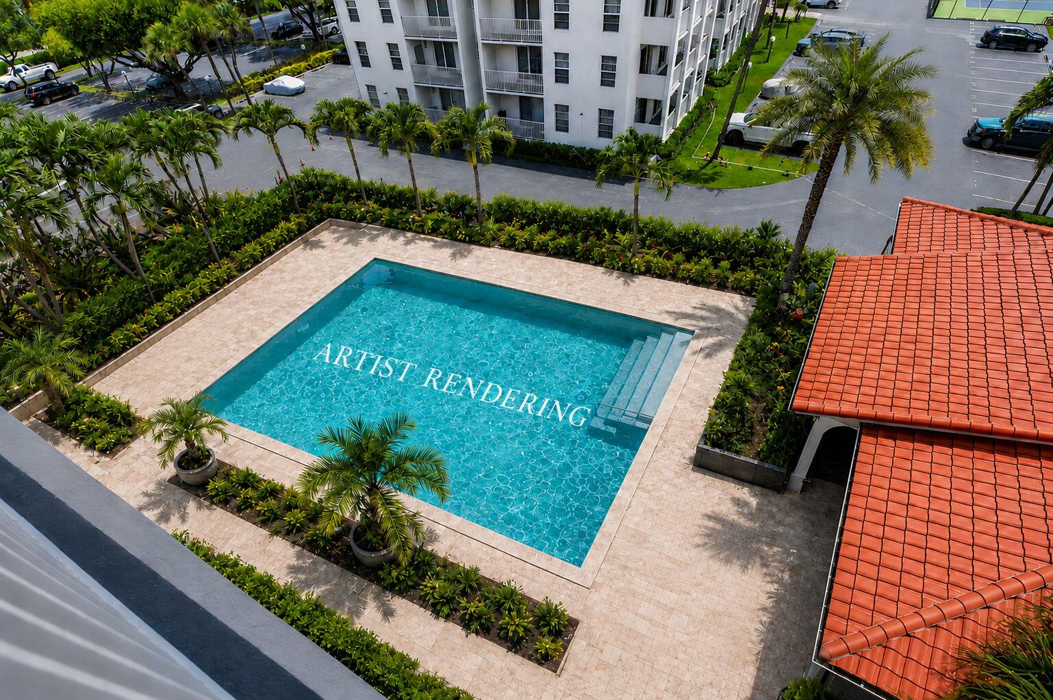950 Ponce De Leon Road, Unit 511 Boca Raton, FL 33432 - Photo 20 of 31 Proposed Pool