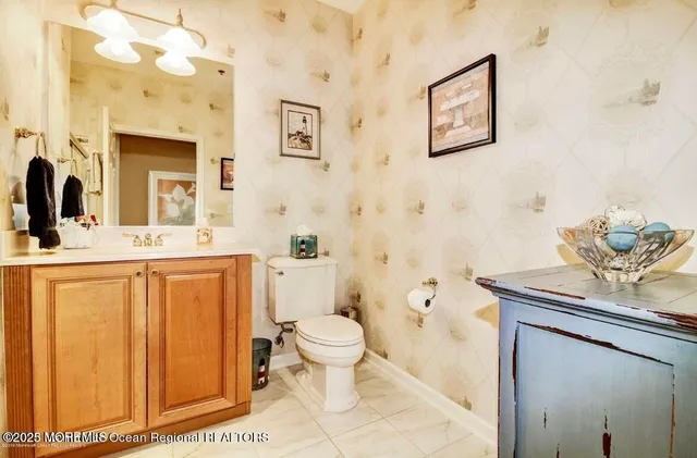 a view of a white house with a large windows