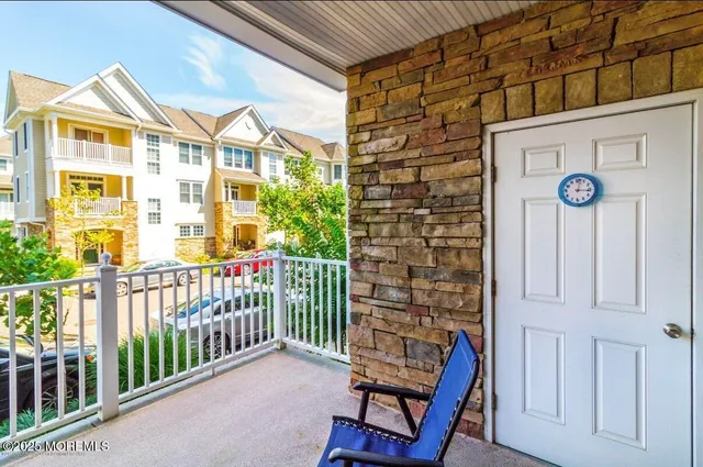 a view of a city from a balcony
