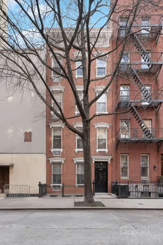 a close view of a stove a microwave and a stove