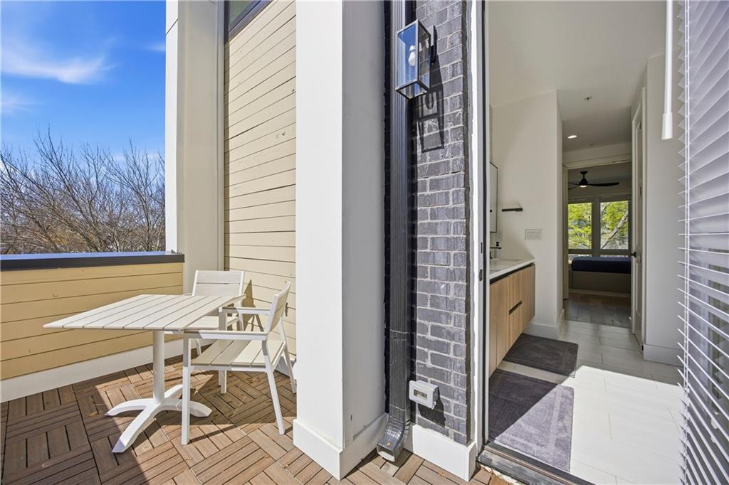 Undisclosed Address Atlanta, GA 30313 - Photo 23 of 38 a balcony view with a outdoor space