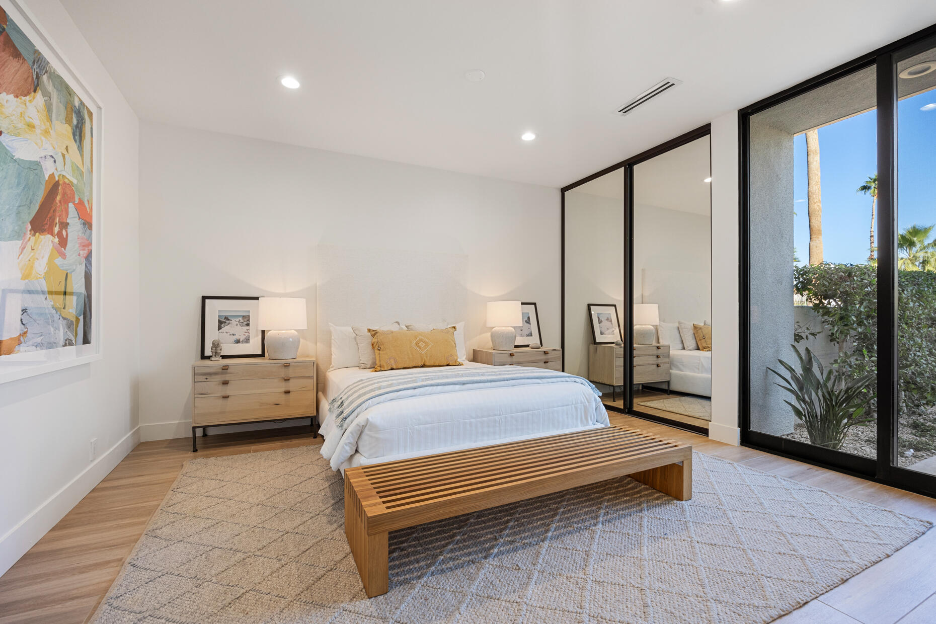 45560 Williams Road Indian Wells, CA 92210 - Photo 41 of 60 a bedroom with a bed and large window