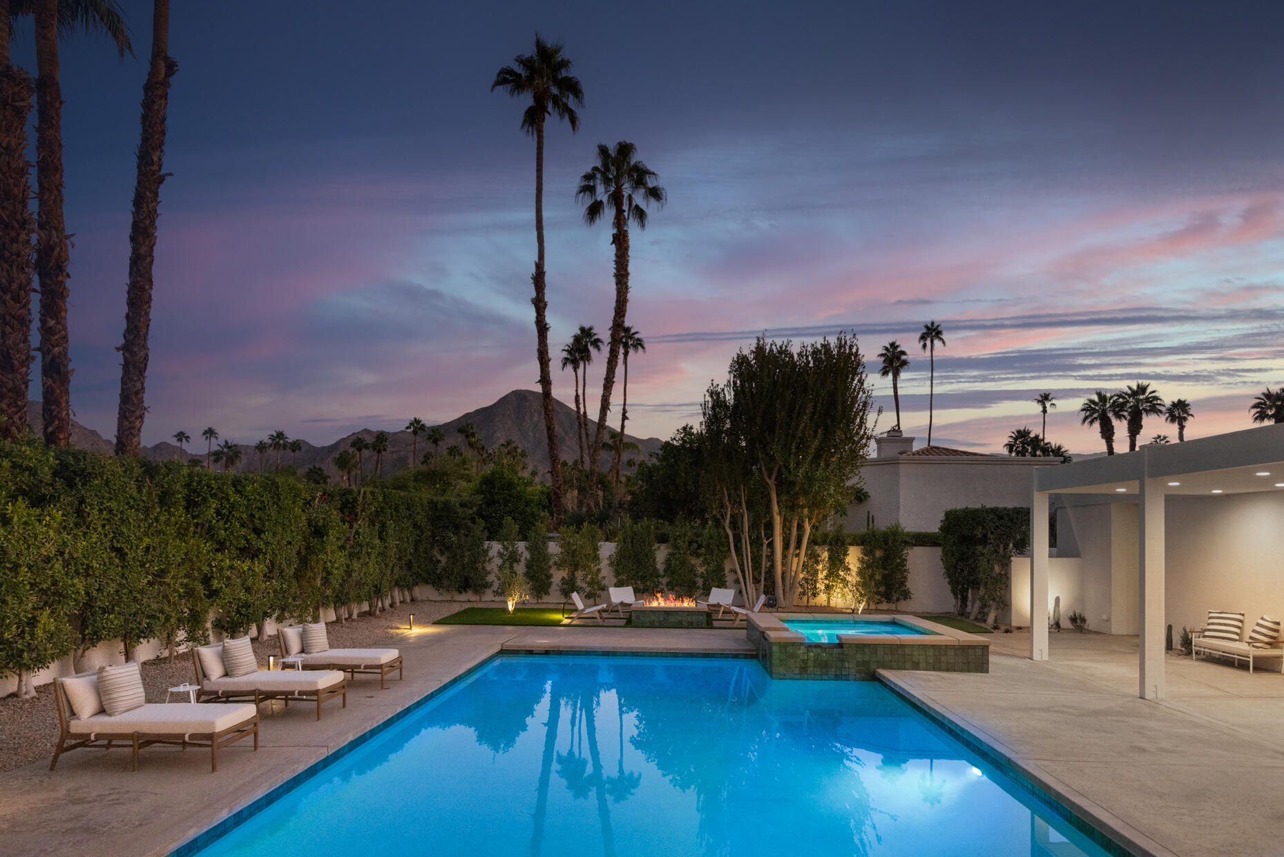 45560 Williams Road Indian Wells, CA 92210 - Photo 8 of 60 a view of a swimming pool with a patio and a yard