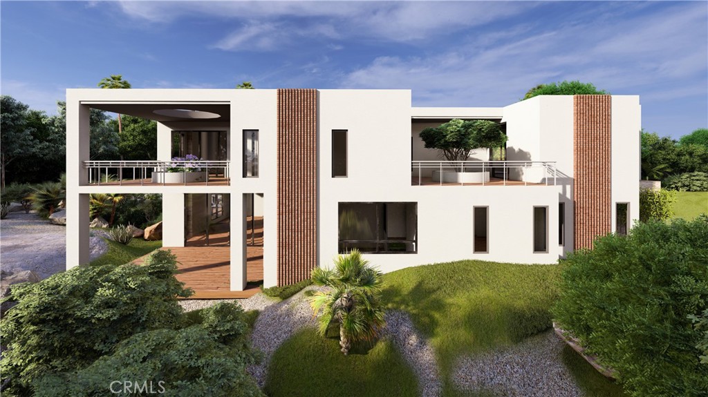 648 Gordon Highlands Road Glendora, CA 91741 - Photo 18 of 22 a view of a white house with a small yard and potted plants