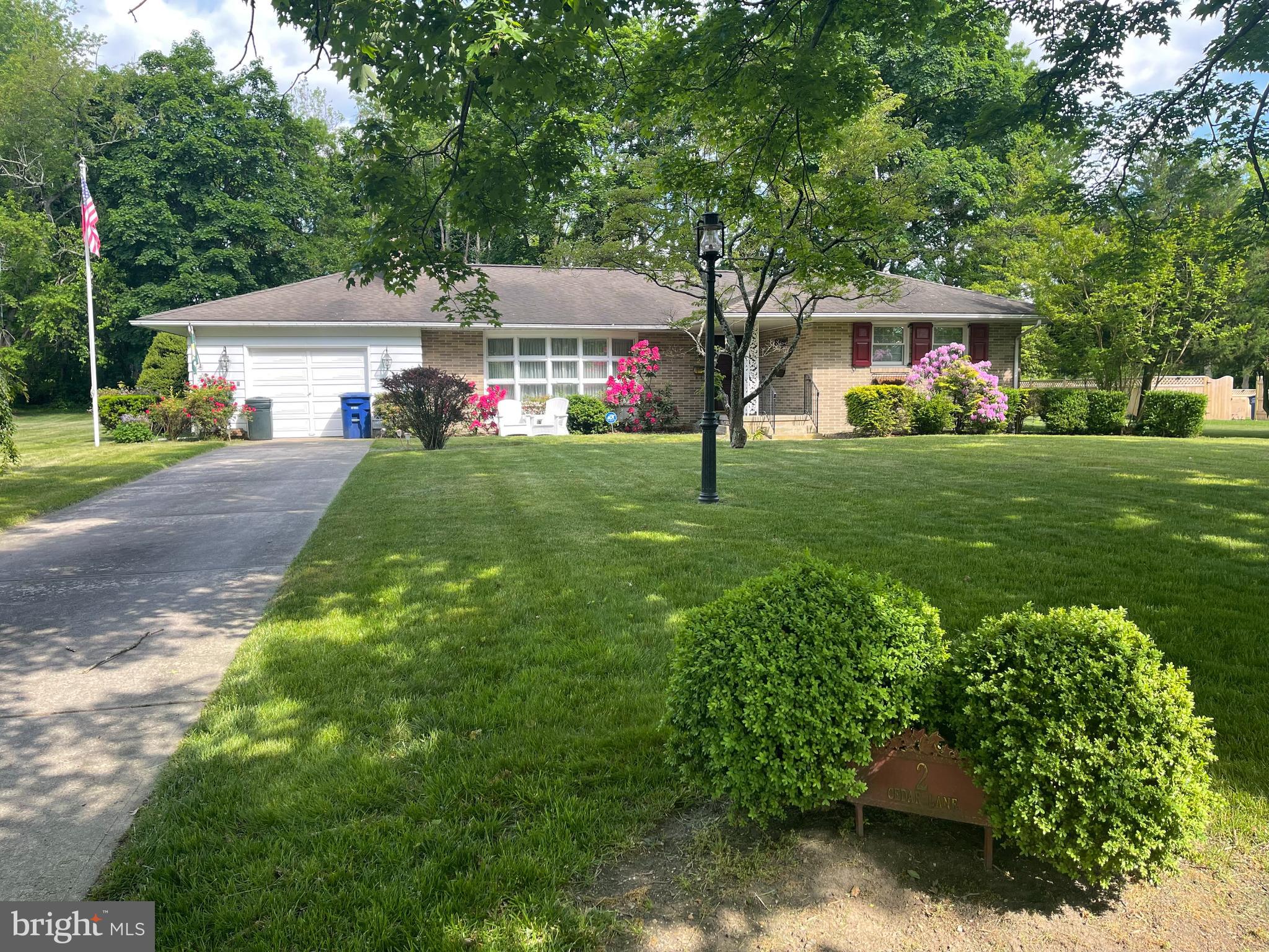 2 Cedar Lane Pemberton, NJ 08068 - Photo 46 of 56 a view of a house with a garden