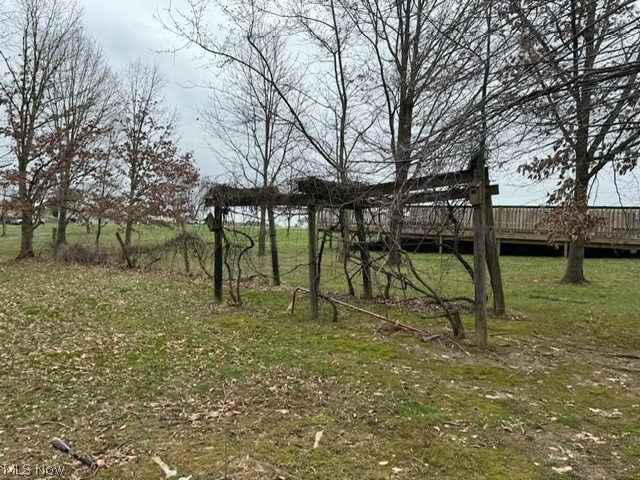 57285 New Castle Road Jerusalem, OH 43747 - Photo 19 of 38 View of yard featuring a deck