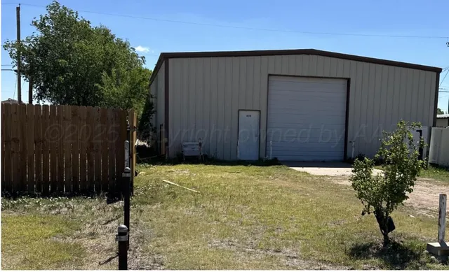 a backyard of a house