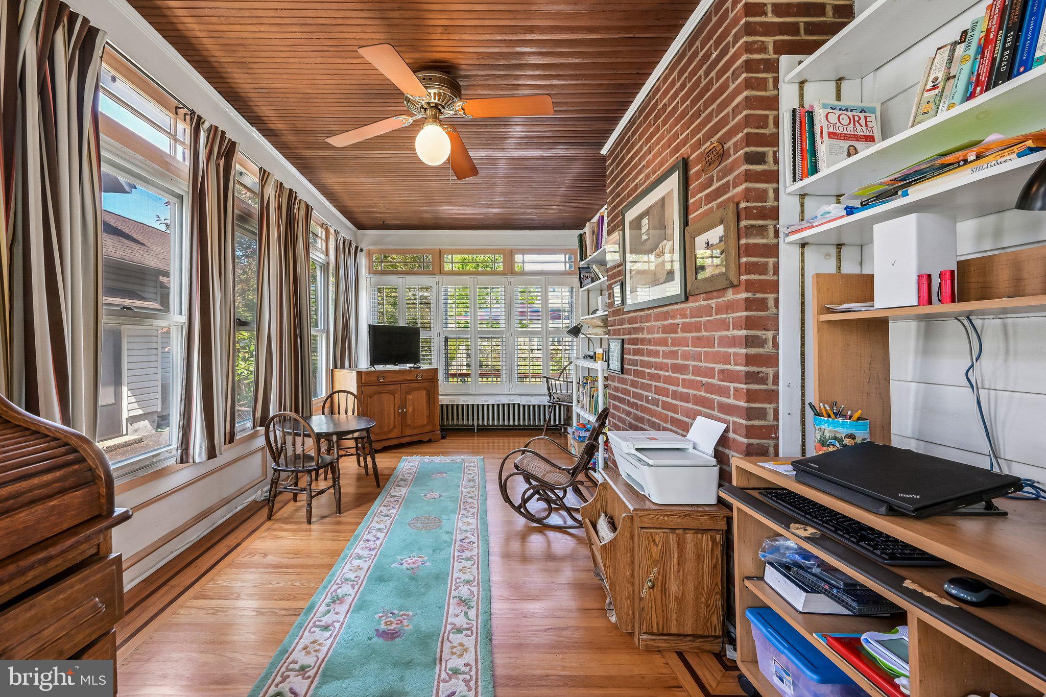 147 Hawthorne Avenue Haddonfield, NJ 08033 - Photo 13 of 25 Bright sunroom with charming details.