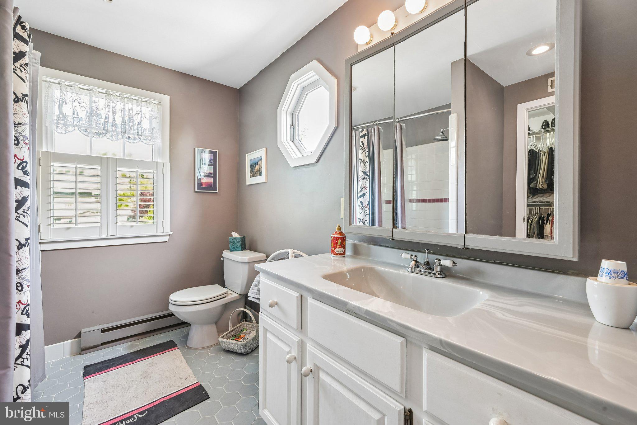 147 Hawthorne Avenue Haddonfield, NJ 08033 - Photo 16 of 25 Modern bathroom with stylish accents.