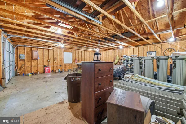 a view of a storage room