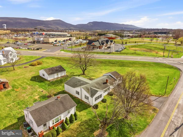 a view of a city with an ocean