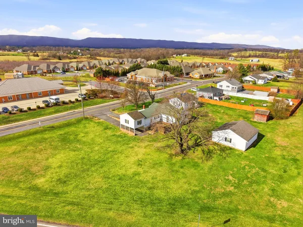 a view of a city with an ocean