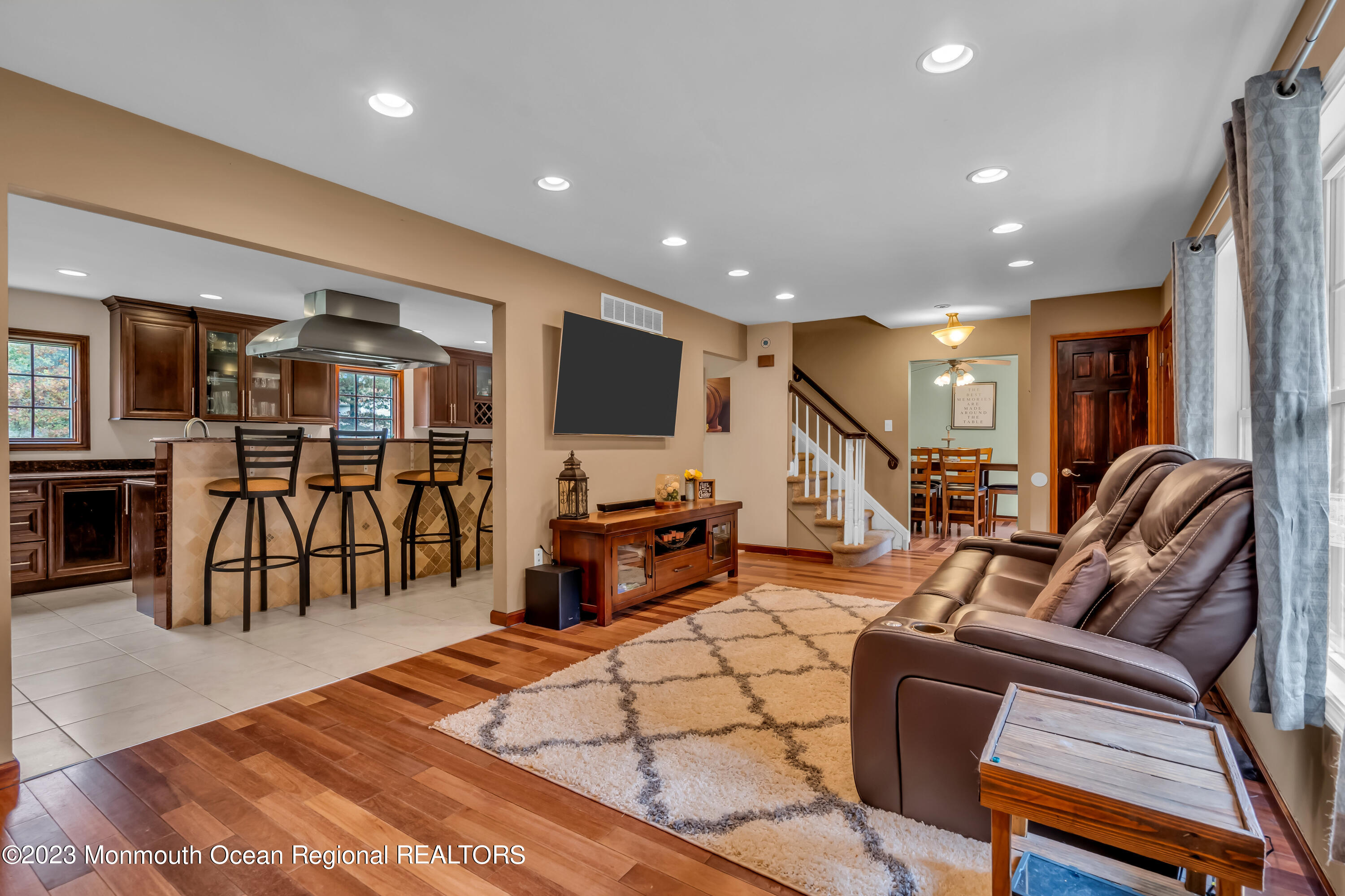 497 Leesville Road Jackson, NJ 08527 - Photo 7 of 25 a living room with furniture and a flat screen tv