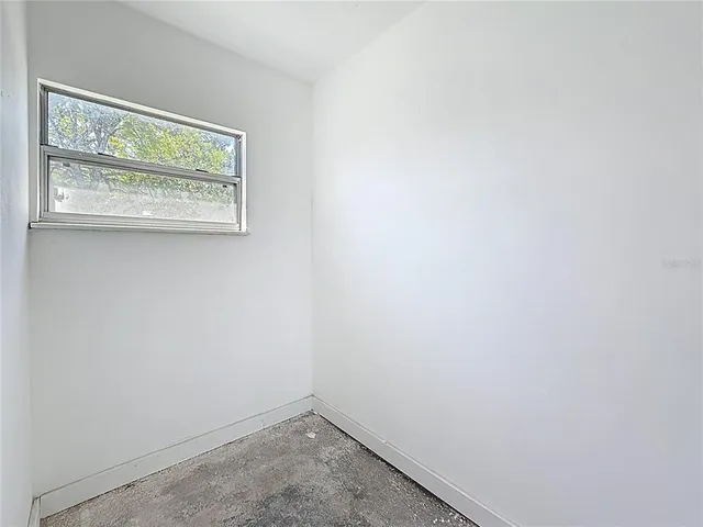 a small space with a window