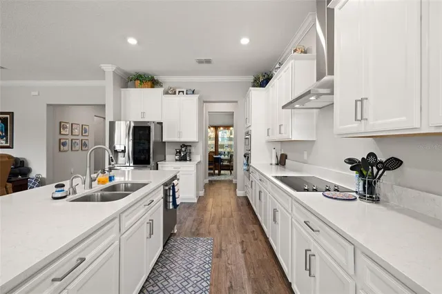 a bedroom with a bed and a television