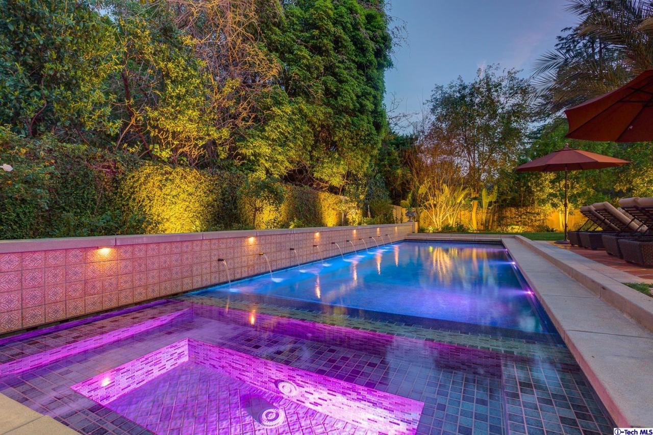 Undisclosed Address Pasadena, CA 91103 - Photo 80 of 80 a view of a pool with a yard