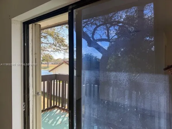 a view of a porch
