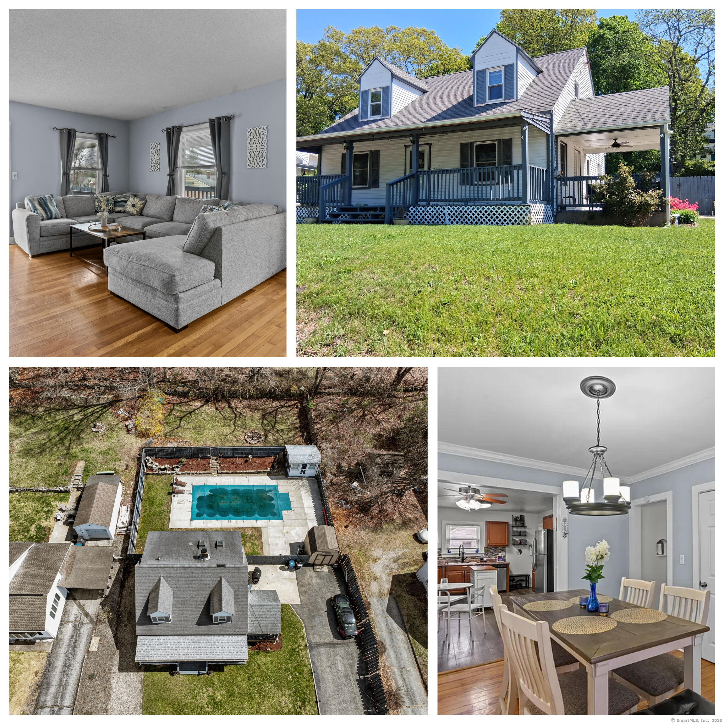 12 Cove Street Killingly, CT 06239 - Photo 1 of 1 a view of a house with a swimming pool outdoor seating