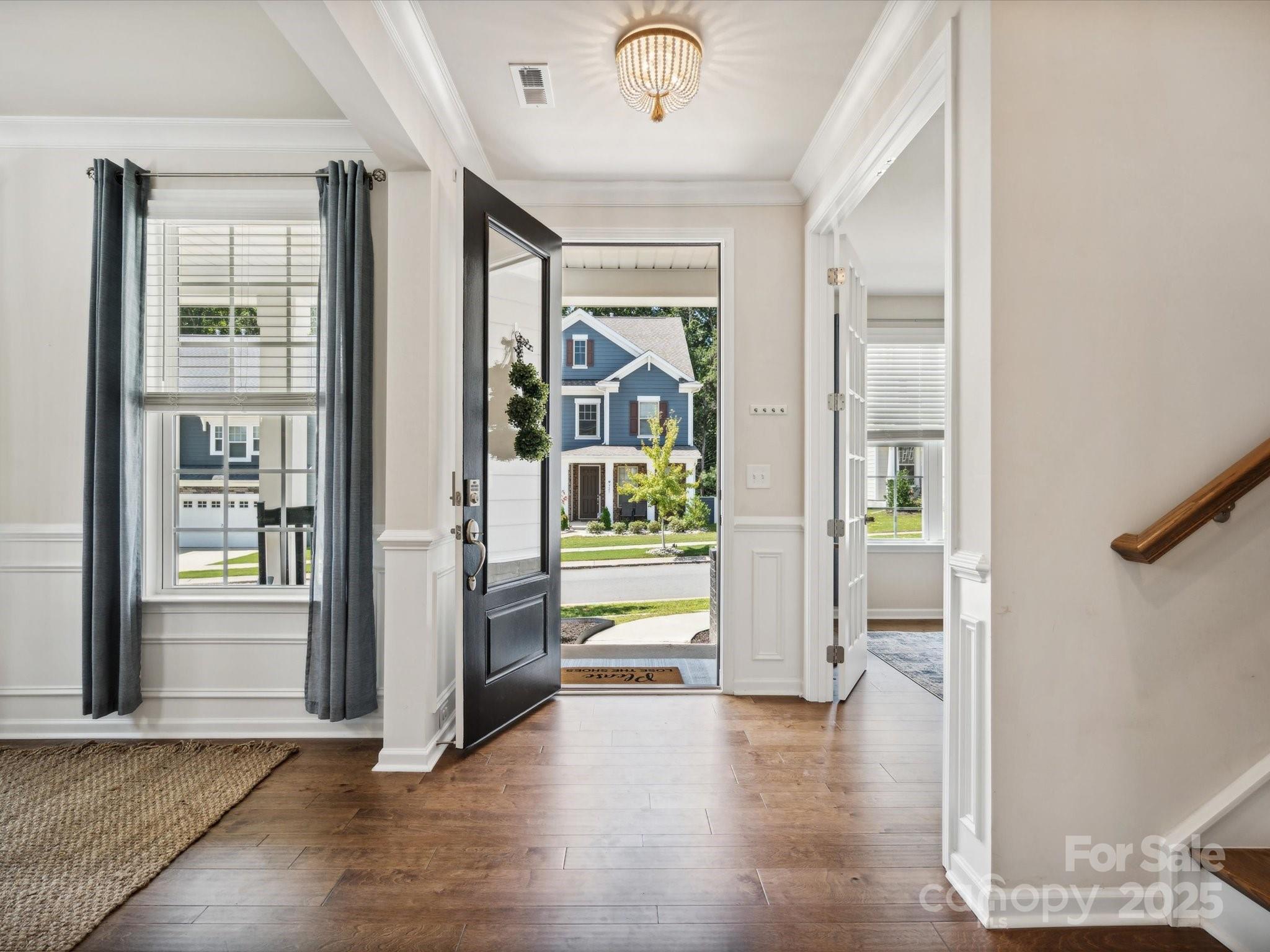924 Stebbins Drive Fort Mill, SC 29715 - Photo 3 of 48 wooden floor with white walls