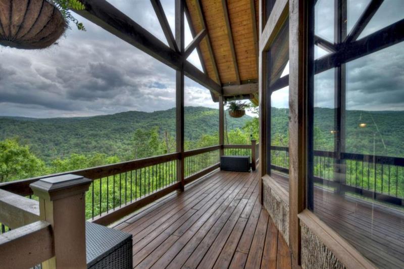 436 Geronimo Road Cherry Log, GA 30522 - Photo 26 of 72 a view of balcony with wooden floor