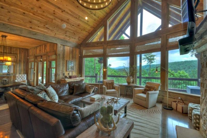 436 Geronimo Road Cherry Log, GA 30522 - Photo 9 of 72 a living room with furniture and a large window
