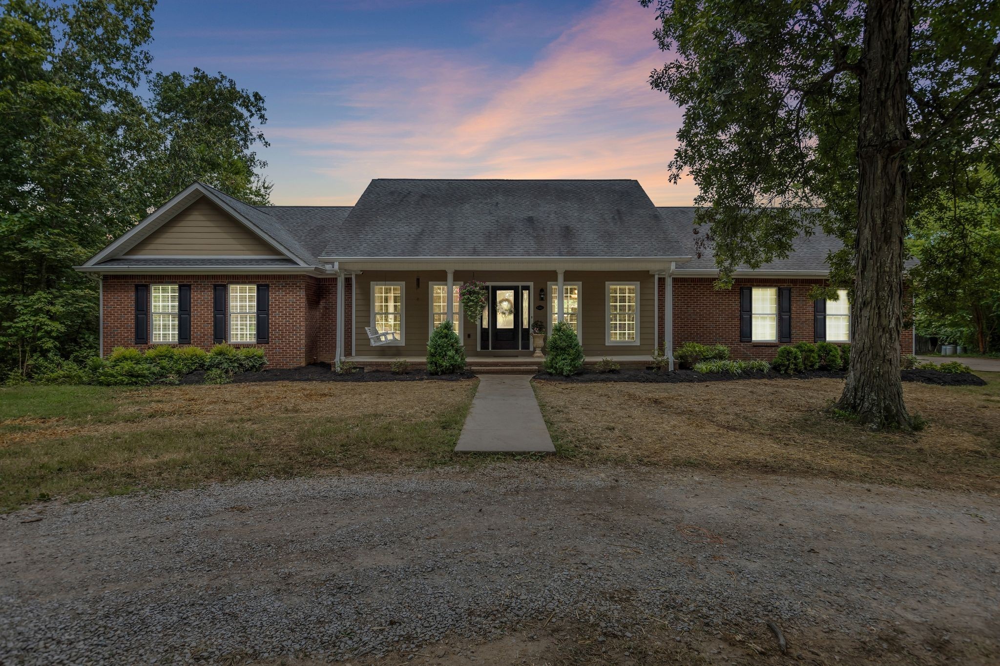 2350 Joe Brown Road Spring Hill, TN 37174 - Photo 17 of 80 front view of a house with a yard