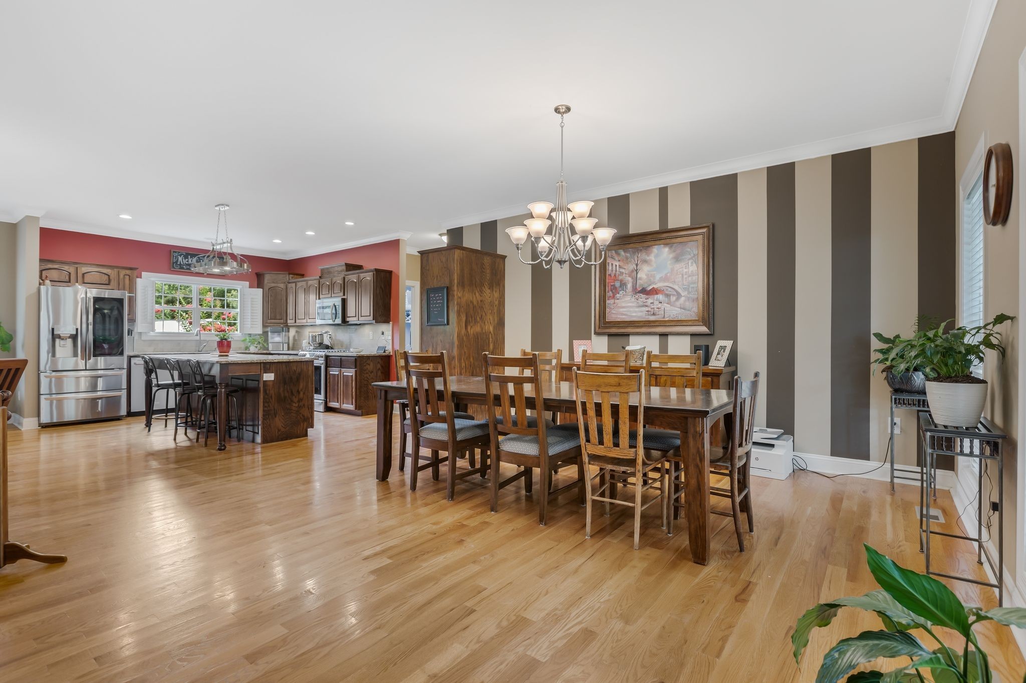 2350 Joe Brown Road Spring Hill, TN 37174 - Photo 21 of 80 a view of a dining room with furniture window and wooden floor
