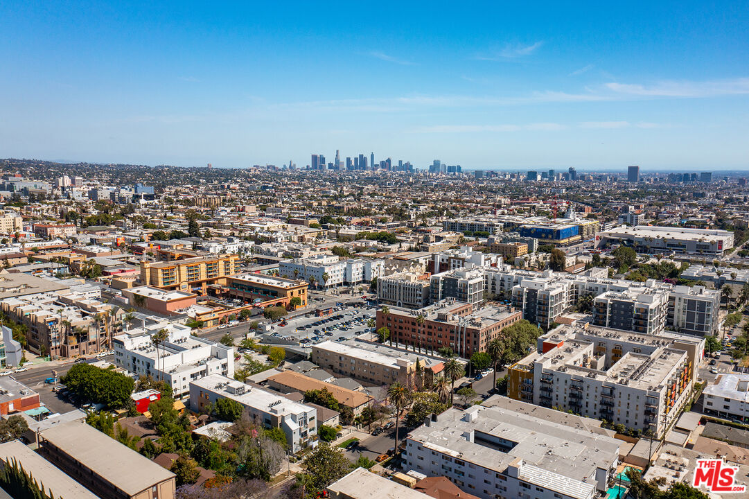 1746 Garfield Place, Unit 102 Los Angeles, CA 90028 - Photo 32 of 32 an aerial view of a city with lots of residential buildings