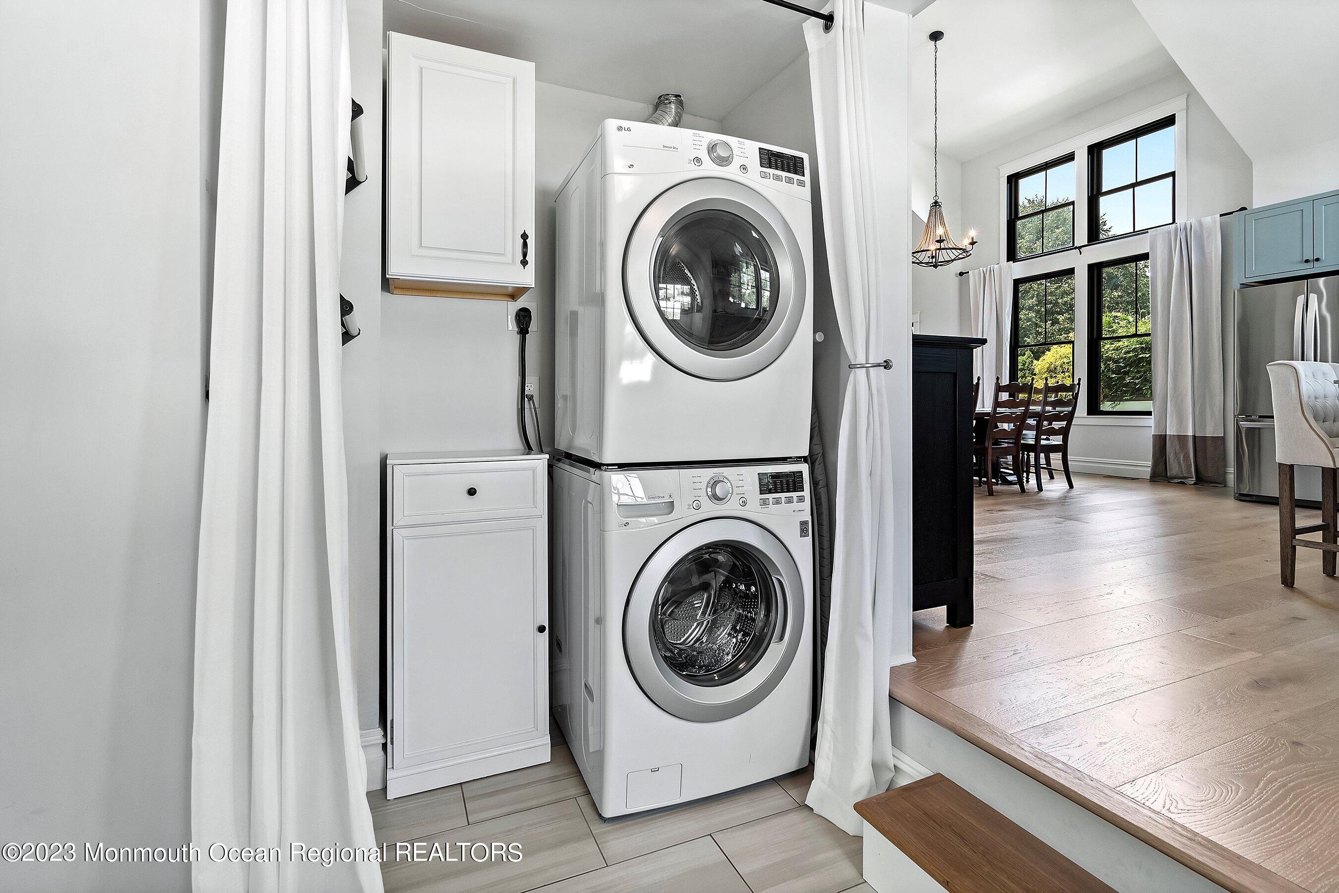 2502 Kipling Avenue Spring Lake, NJ 07762 - Photo 21 of 43 a view of a hallway with washer and dryer